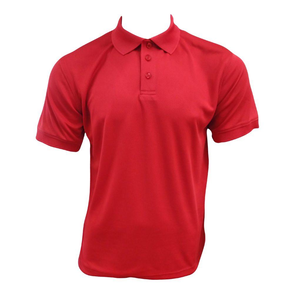 REIIZEN Cotton Polo - Red